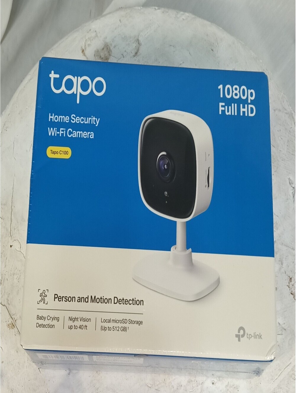 TP-Link Tapo C100 1080P Full HD Indoor Home Security WiFi IP Camera Night Vision